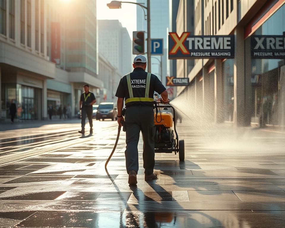 Customer Satisfaction: Pressure Washing Parking Lots Lawrenceville for Retailers